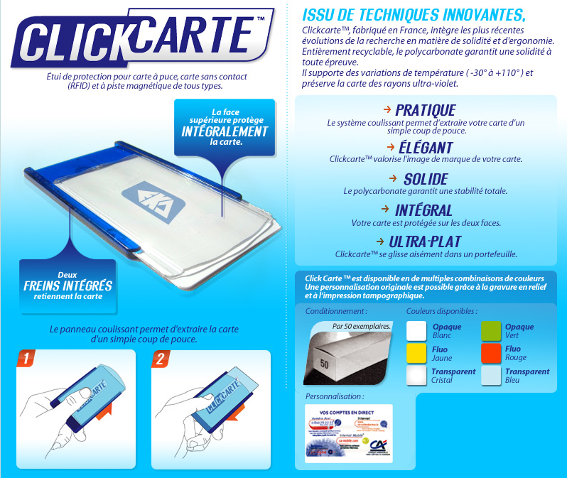 Porte cartes