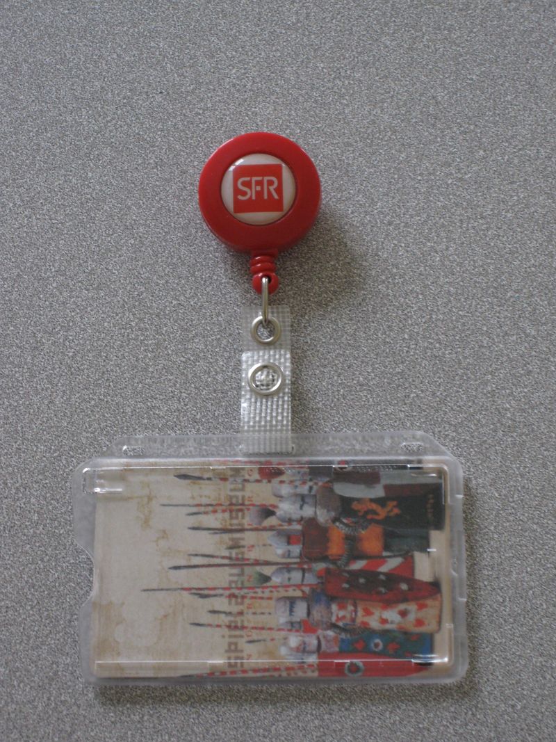 EKA Zip porte badges